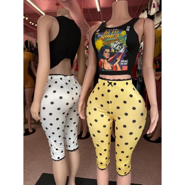 Printed U Neck Tank Top Fitted Midi Pant Set