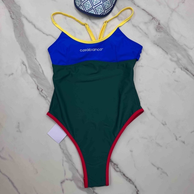 Colorblock One Piece Swimsuit