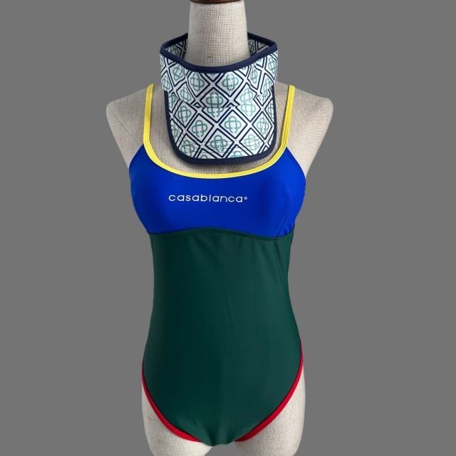 Colorblock One Piece Swimsuit