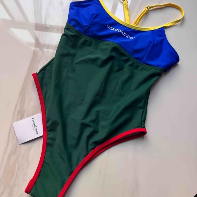 Colorblock One Piece Swimsuit