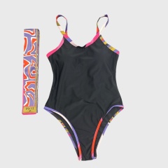 Swimsuit with headscarf
