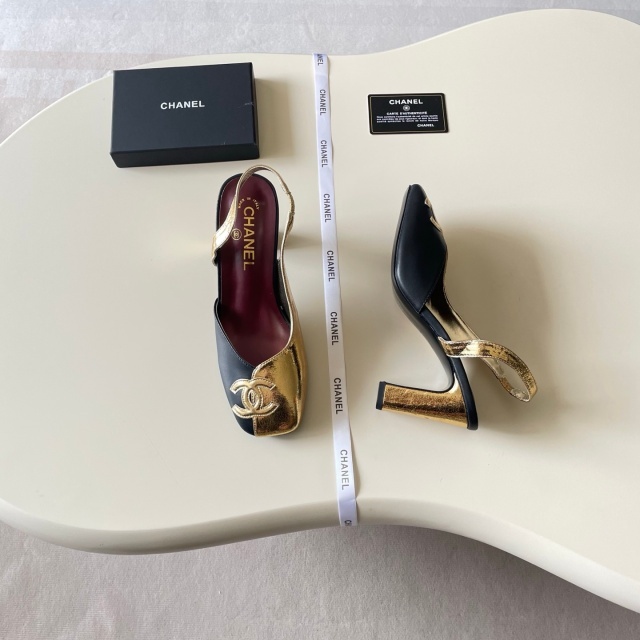 Fashion Logo Color Block Women Sandals