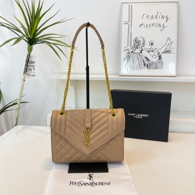 Metal Logo Luxury Leather Women Purses