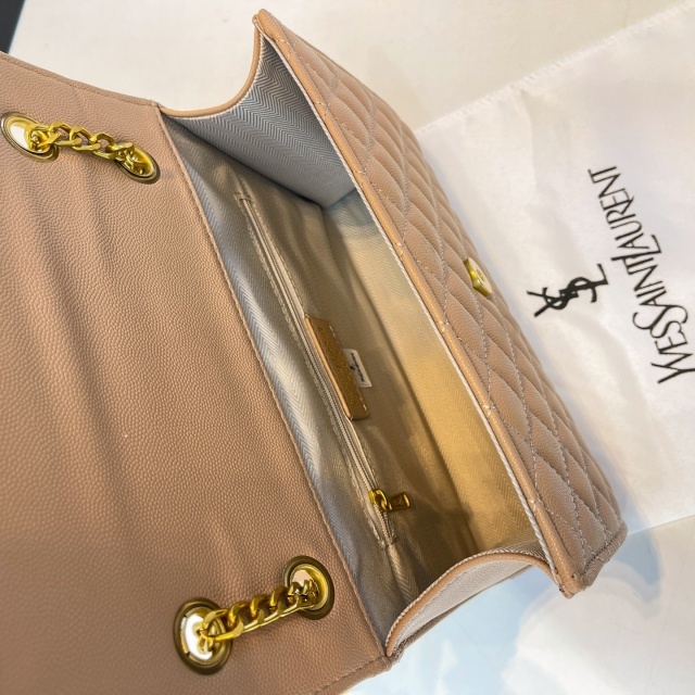 Metal Logo Luxury Leather Women Purses