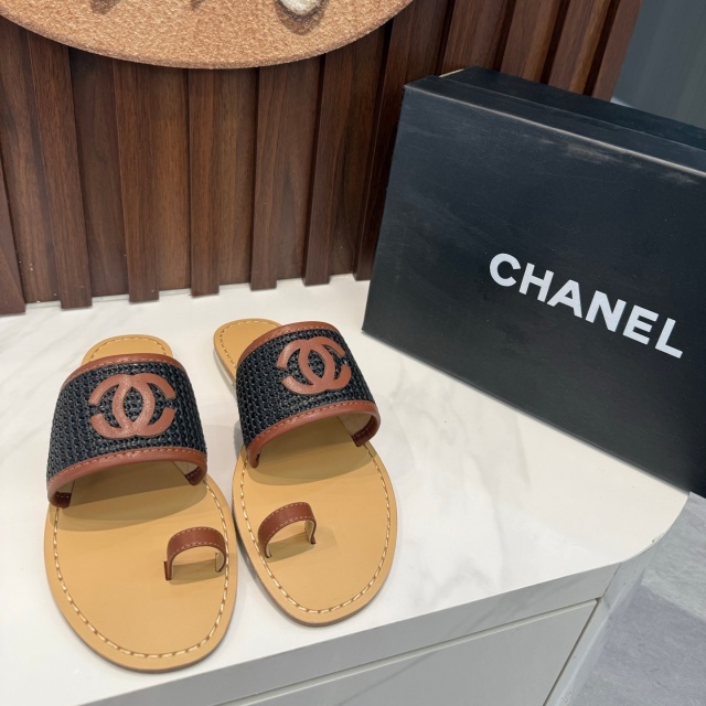 Fashion Braid Women Flat Slides