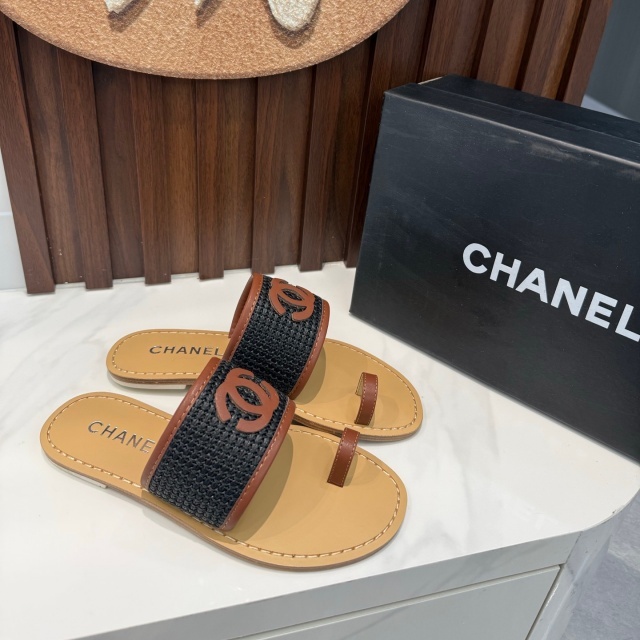 Fashion Braid Women Flat Slides