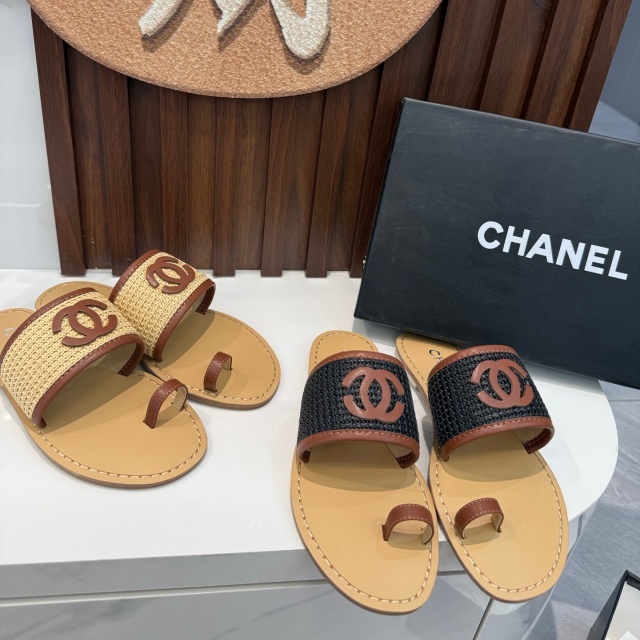 Fashion Braid Women Flat Slides