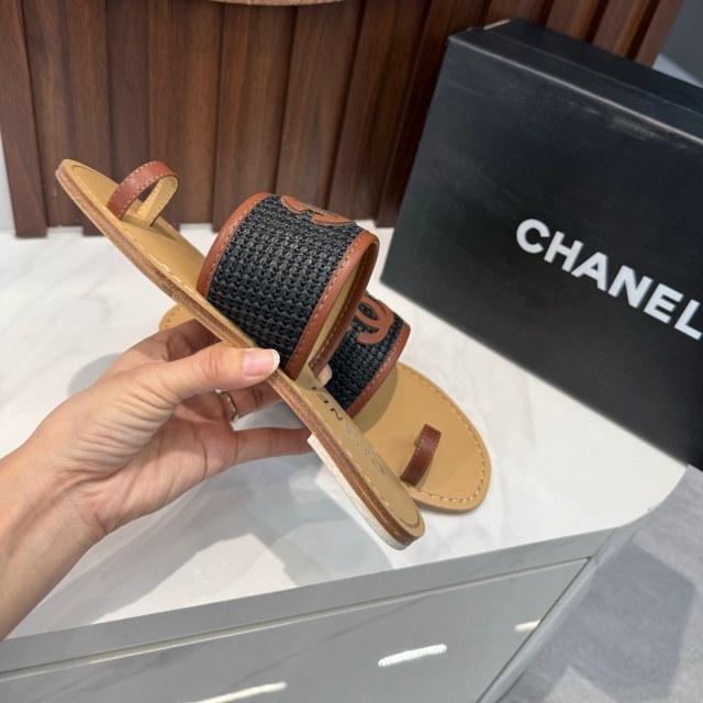 Fashion Braid Women Flat Slides