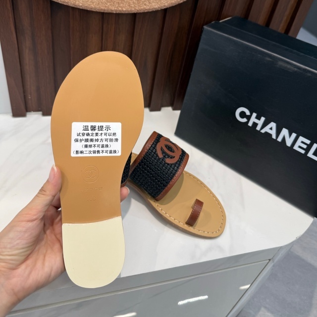 Fashion Braid Women Flat Slides