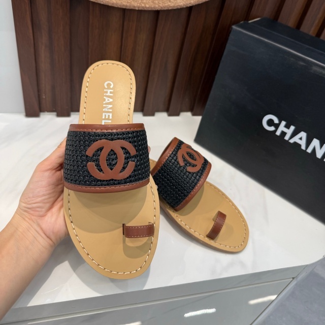 Fashion Braid Women Flat Slides