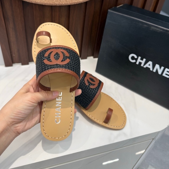 Fashion Braid Women Flat Slides