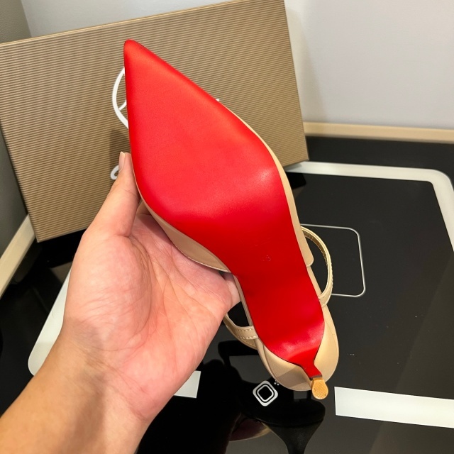 Luxury Fashion Sexy Pointed Toe High Heeled Sandals