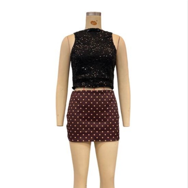 Solid Color Bodycon Mini Skirt