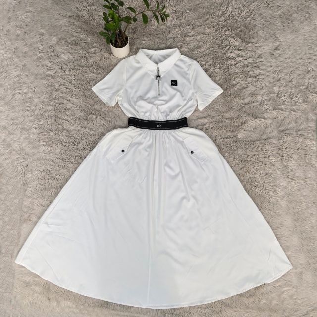Women Elegant Short Sleeve Maxi Dress