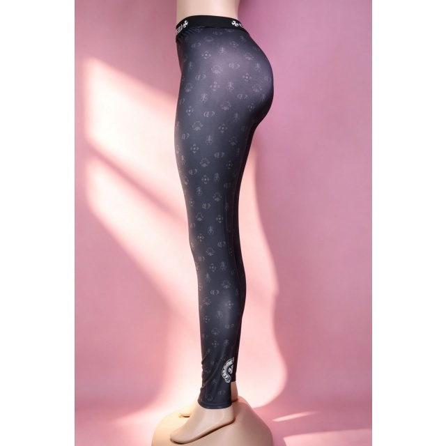 High Waisted Printed Slim Fit Leggings