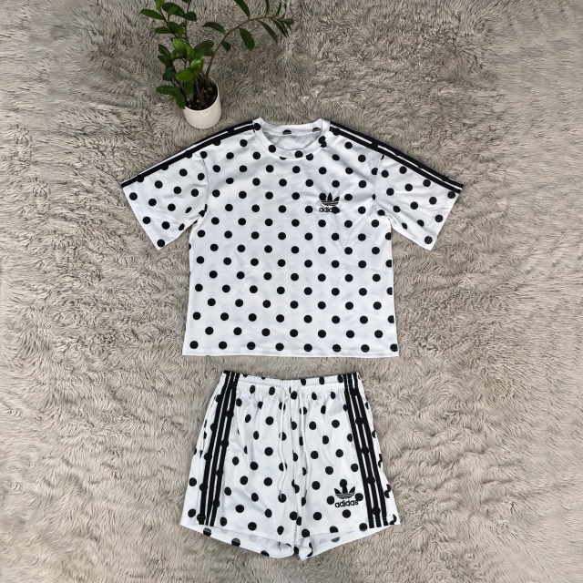 Polka Dots Fashion Sport Short Set