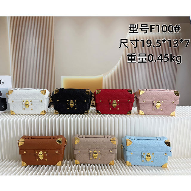 Leather Embossing Women Messenger Bags