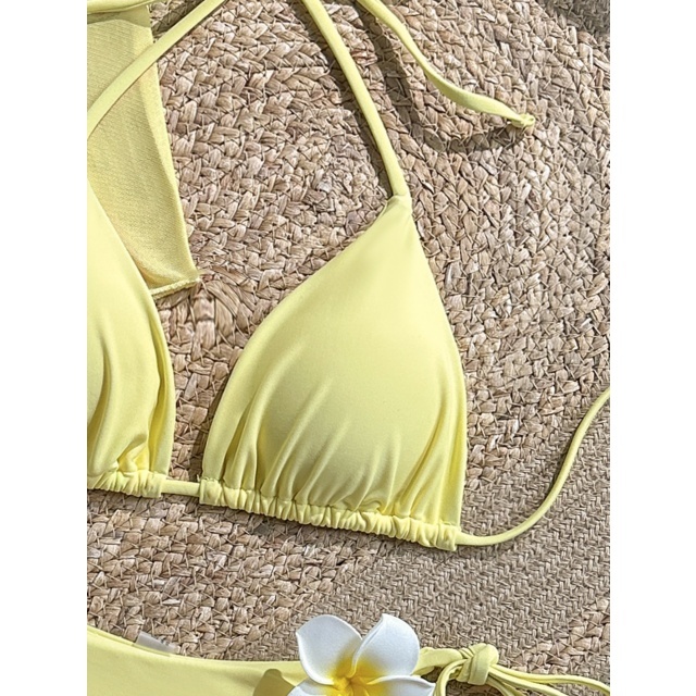 Beachwear Printed 3 Pieces Bikinis Set