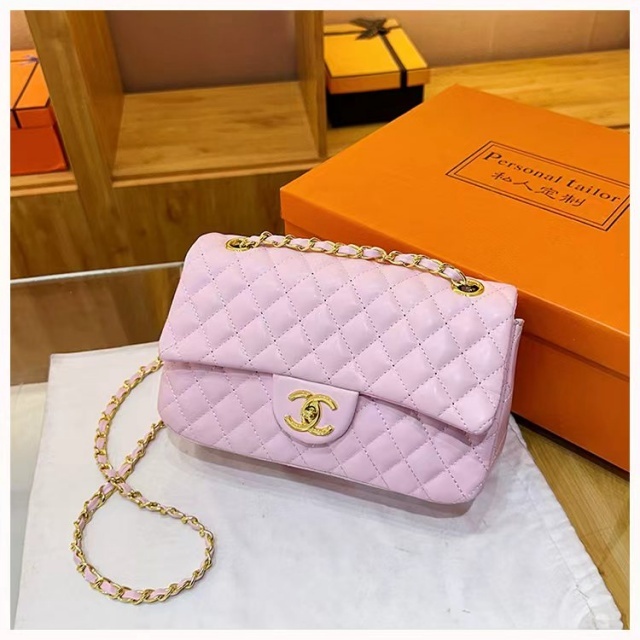 Chained Leather Fashion Women Messenger Bags