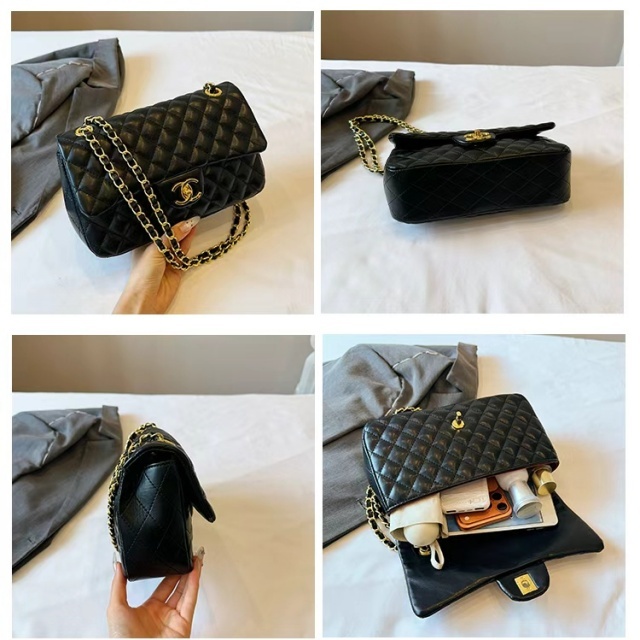 Chained Leather Fashion Women Messenger Bags