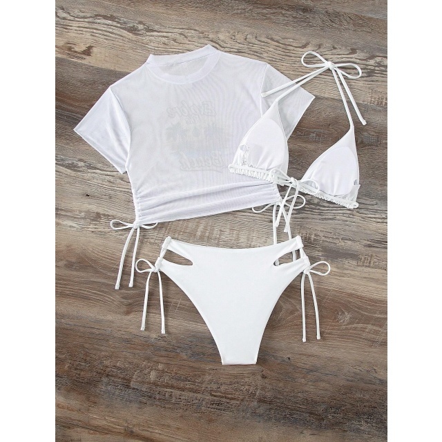 Explore Beach Printed Swimsuit Set 3 Pieces