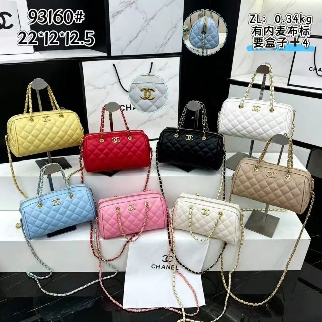 Metal Logo Leather Fashion Crossbody Handbags
