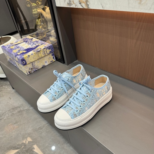 Thick-Soled Fashion Embroidery Women Sneakers