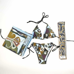 Bikinis with scarf & headscarf