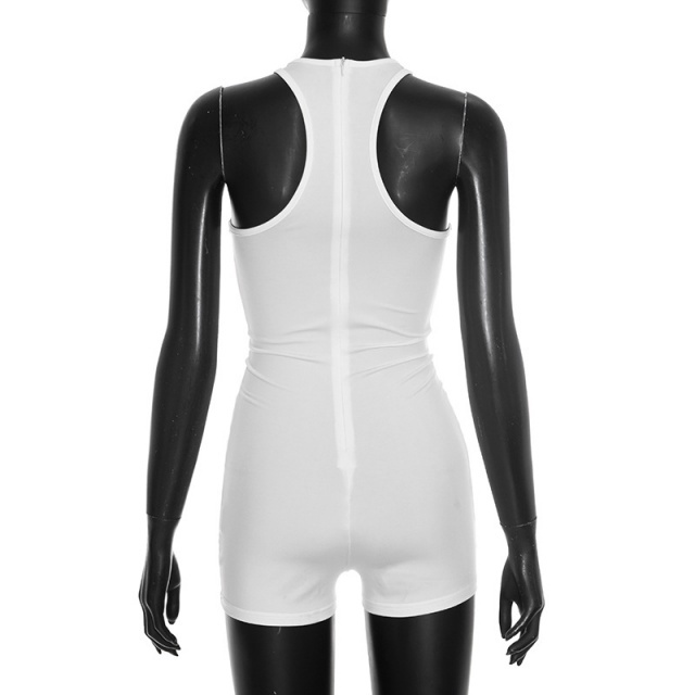 I AM BAD I AM SASSY Halter Fitted Romper