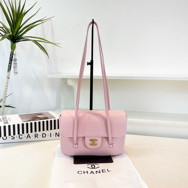 Metal Logo Leather Fashion Women Shoulder Bags