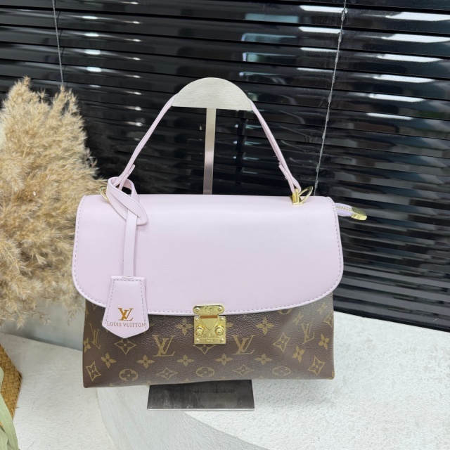 Fashion Printed Color Block Leather Messenger Bags