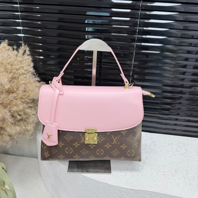 Fashion Printed Color Block Leather Messenger Bags