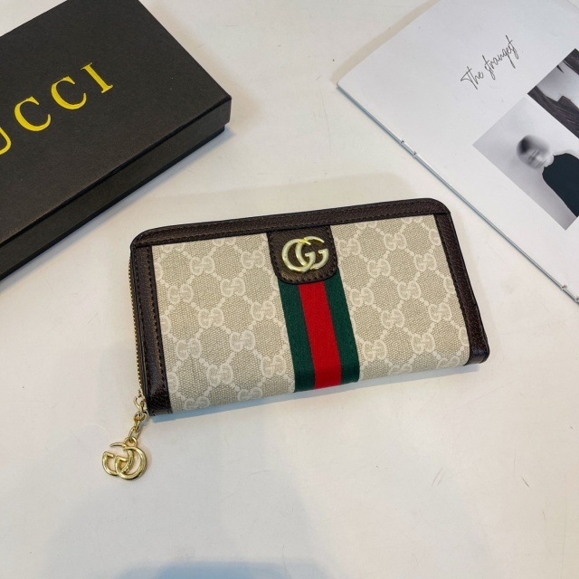 Metal Logo Fashion Printed Women Wallets