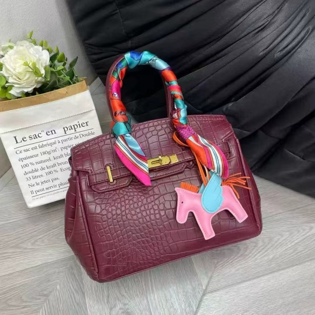 Stone Pattern Leather Fashion Crossbody Handbags