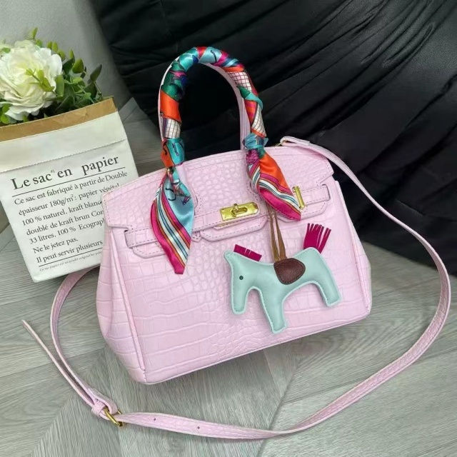 Stone Pattern Leather Fashion Crossbody Handbags