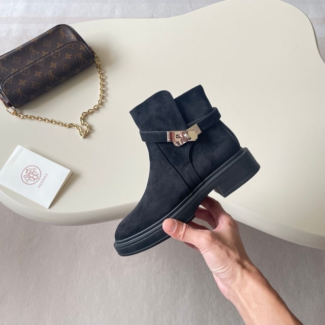 Fashion Women Kelly Buckle Ankle Boots