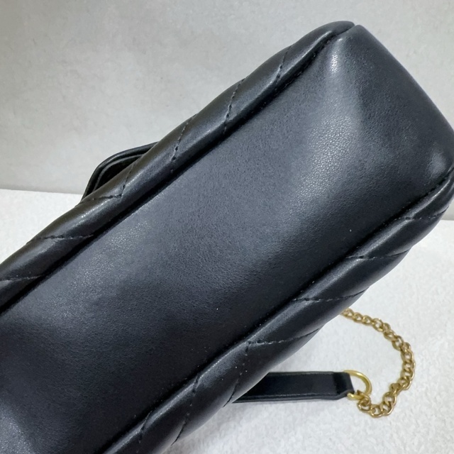 Metal Logo Leather Messenger Bags