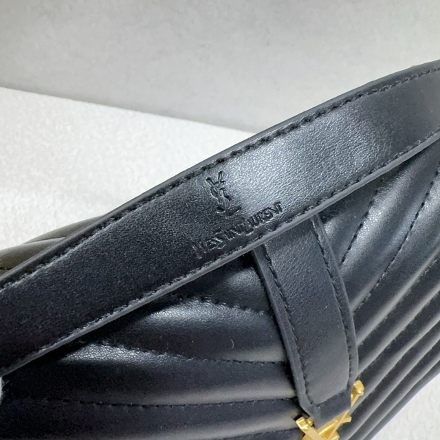 Metal Logo Leather Messenger Bags