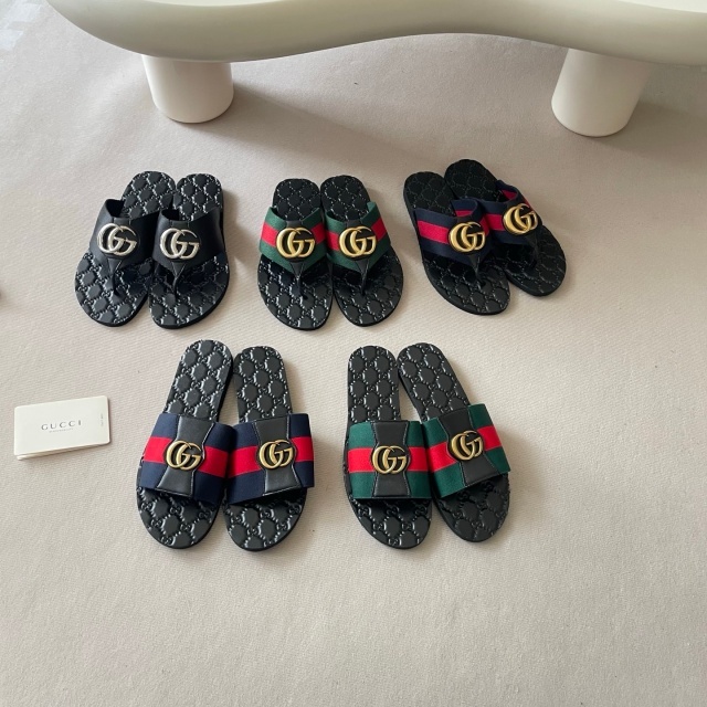 Metal Logo Unisex Fashion Flat Slides
