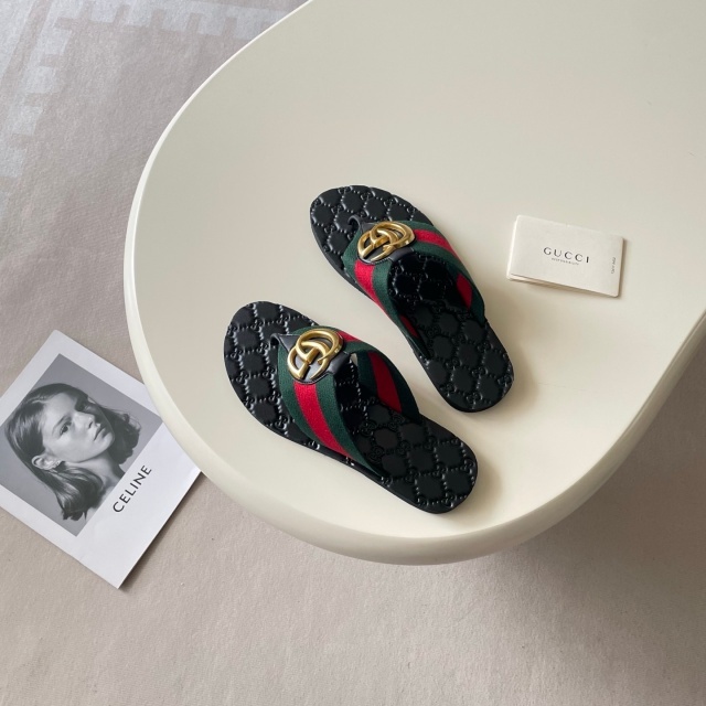 Metal Logo Unisex Fashion Flat Slides