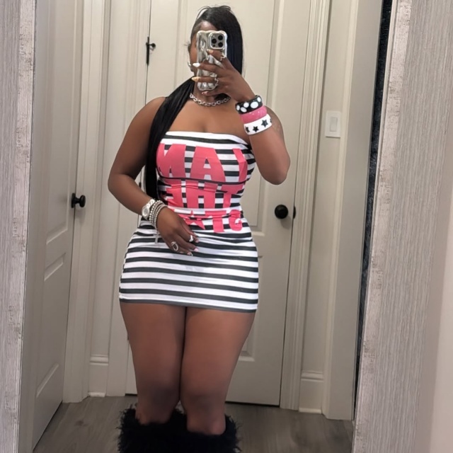 "Rock Star" Strapless Bodycon Mini Dress