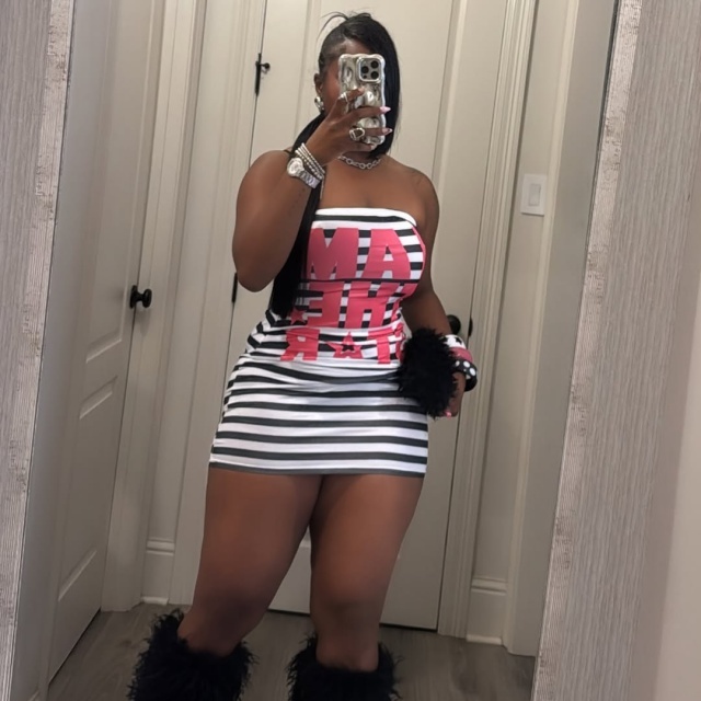 "Rock Star" Strapless Bodycon Mini Dress