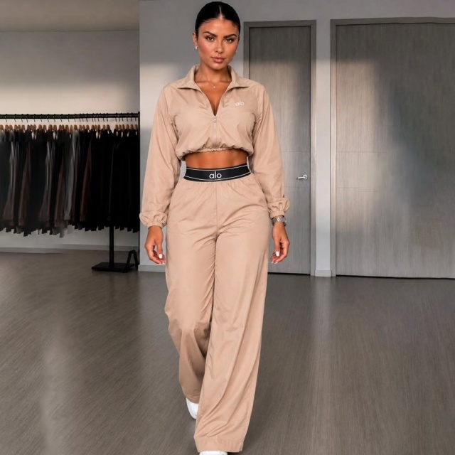 Fashion Embroidery Quick-drying Tracksuit Set