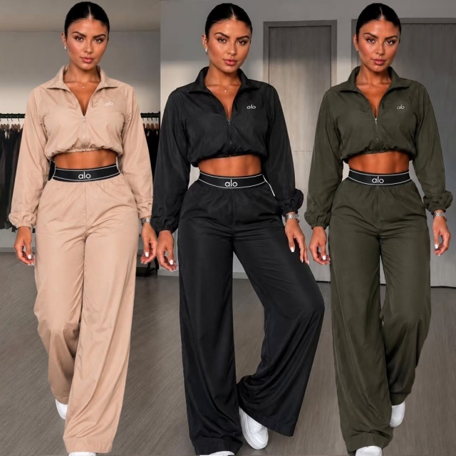 Fashion Embroidery Quick-drying Tracksuit Set