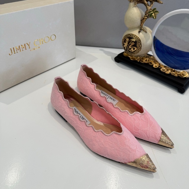 Fashion Lace Pointed Toe Flat Shoes