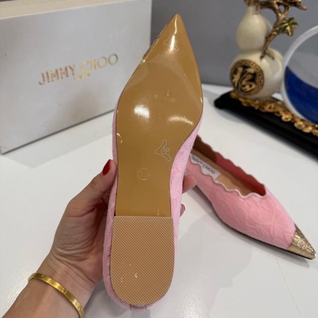 Fashion Lace Pointed Toe Flat Shoes