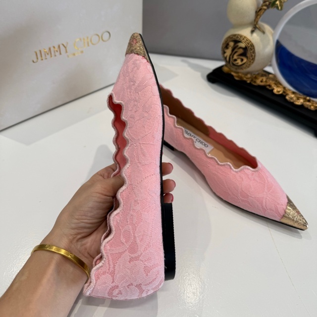 Fashion Lace Pointed Toe Flat Shoes