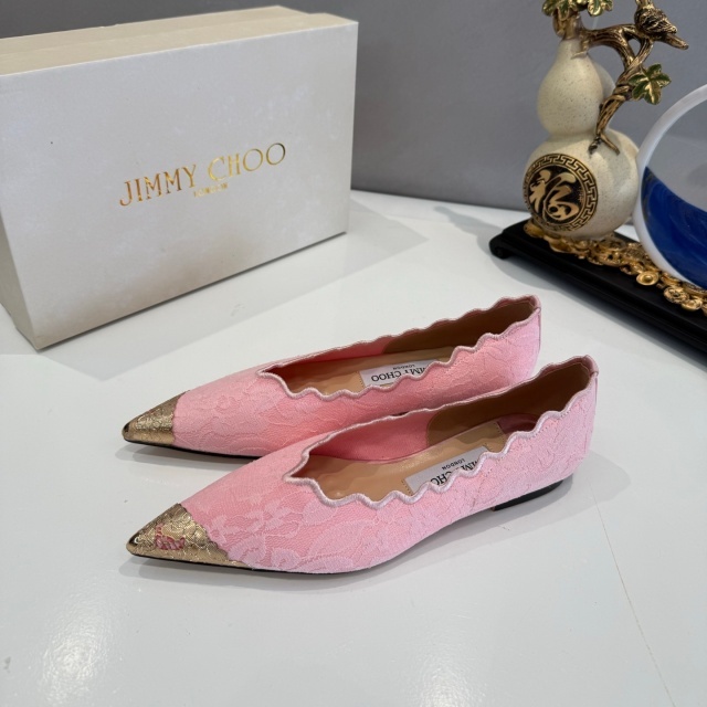 Fashion Lace Pointed Toe Flat Shoes
