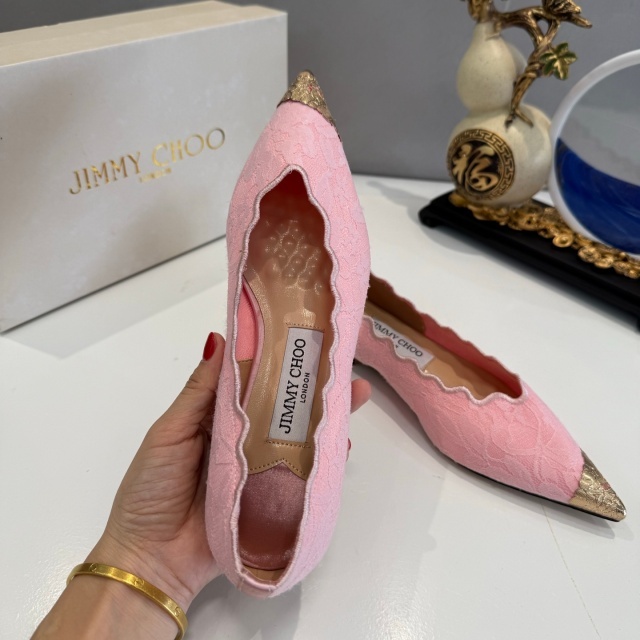 Fashion Lace Pointed Toe Flat Shoes