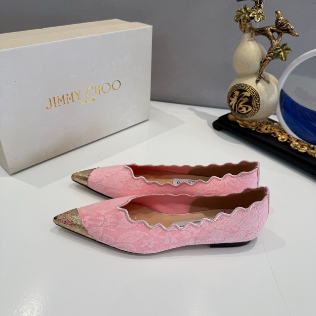 Fashion Lace Pointed Toe Flat Shoes